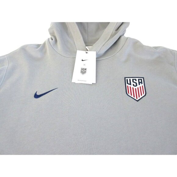 COPY - Nike Men's Team USA Soccer Hoodie PO Sweatshirt Smoke Grey Blue Size XL … - Picture 5 of 6